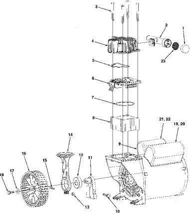 Coleman CP0602012 Pump Breakdown